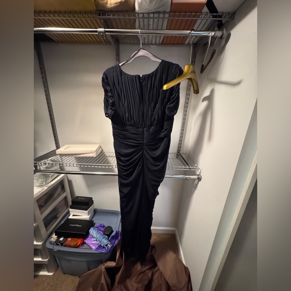 Chic Black Asymmetrical Dress